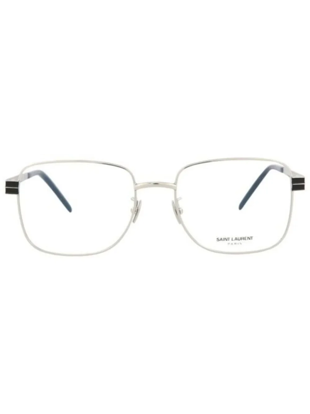 New Saint Laurent Womens Square/Rectangle Silver Black Transparent Fashion Desig